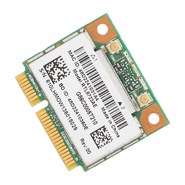 Trådløst netværkskort RTL8723AE 300M Bluetooth4.0 Half Mini PCI-E Wlan Wifi Adapter