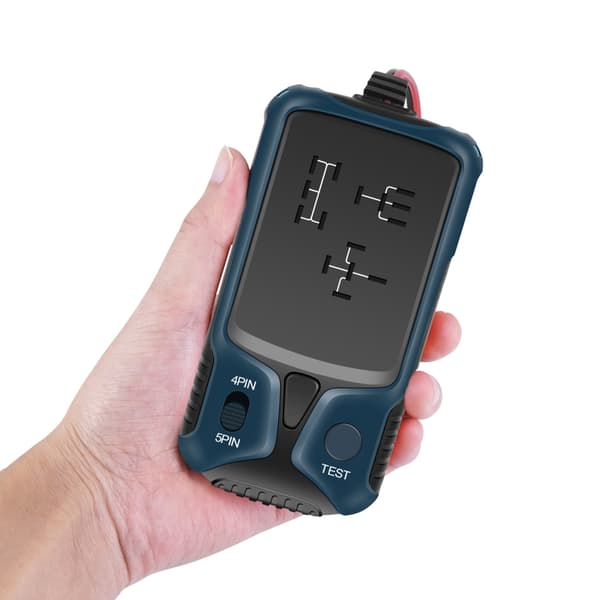 12V Bilrelæ Tester Batteritester Automotive Elektronisk Relæ Tester LED Lysindikator Bilbatteri Checker