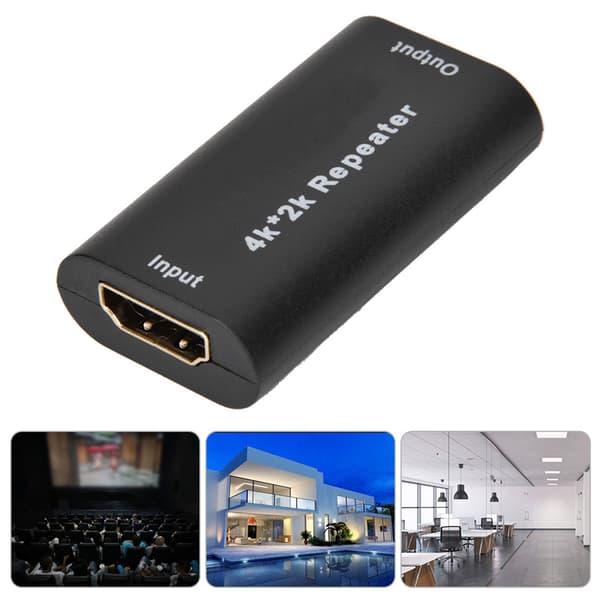 4K*2K HDTV Signalforstærker 40M Repeater Adapter Hun til Hun