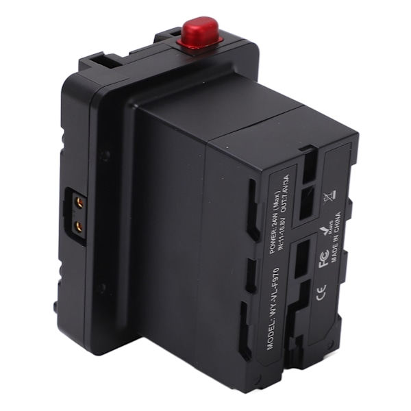 V Mount-batteri till NPF NP‑F970 F960 Batteriomvandlare Adapterplatta Strömförsörjning Splitteradapter