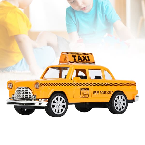 1:32 Legering Taxi Simulation Køretøjsmodel Legetøj til Gave Møbeldekoration Samling (Taxi A)