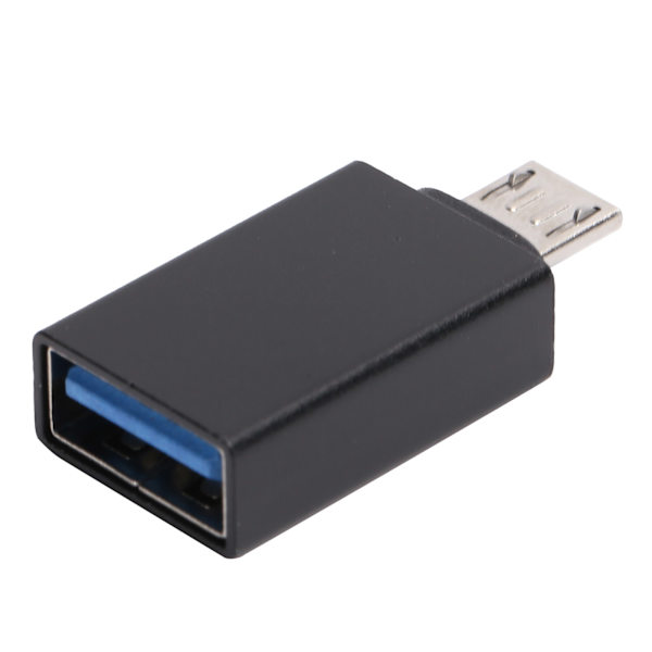 USB till Android Adapter Micro OTG Konverter Kontakt Dataöverföring Laddningsenhet Svart