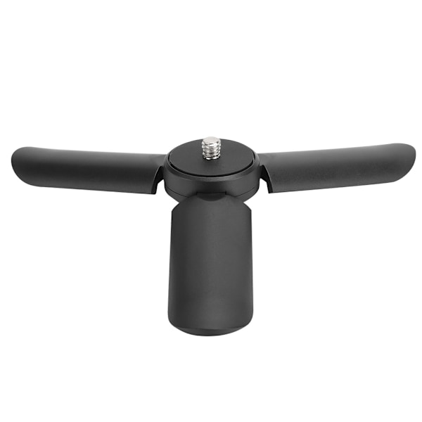 Mini Skridsikker Desktop Tripod med 1/4 tommer Skrue Universal til Smartphone Action Kamera Holder (Sort)