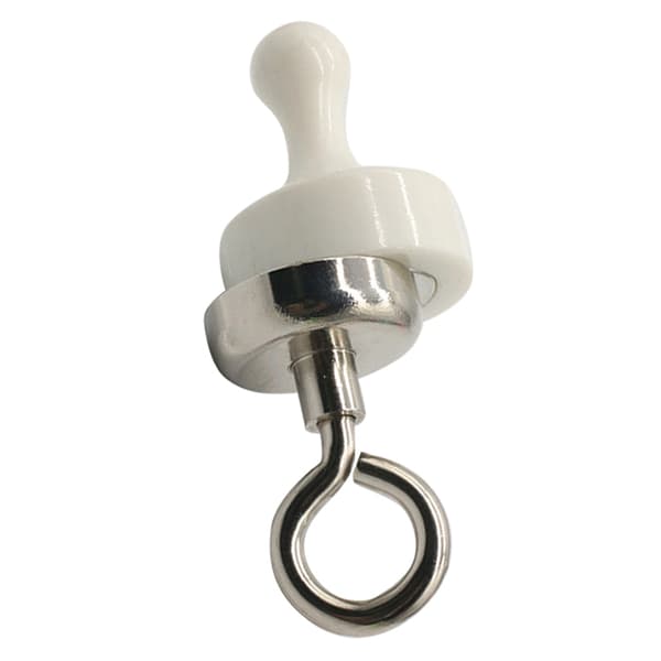 Magnetiska tryckknappar, kylskåpsmagneter, multifunktionella för utomhus, tält, camping, kök, vita