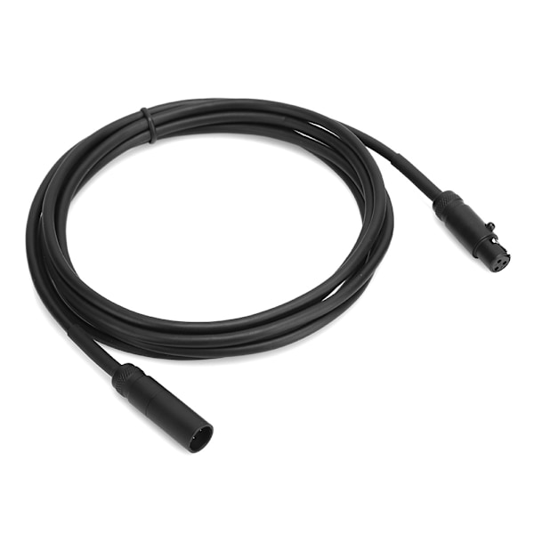 3-Pin Mini XLR Han til Hun Audio Tilslutningskabel til Camcorder DSLR Kamera Mikrofon Interface Tilslutning 2M