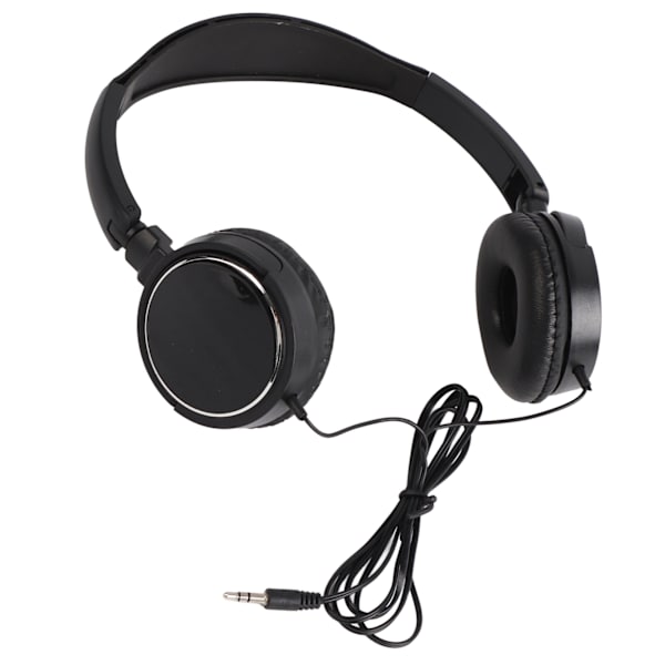 Foldbart kompakt kablet headset Stereo HiFi musik hovedtelefon
