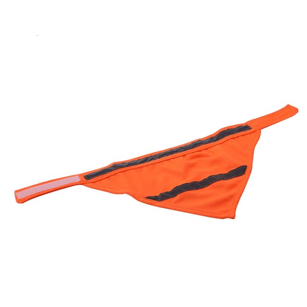 Reflekterande Halsduk Krage Haklapp för Hundvalp (Fluorescerande Orange L)