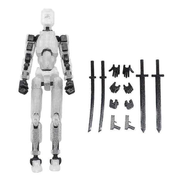 Titan T13 Robot Actionfigur - Høj-kvalitets 3D-printet samleobjekt