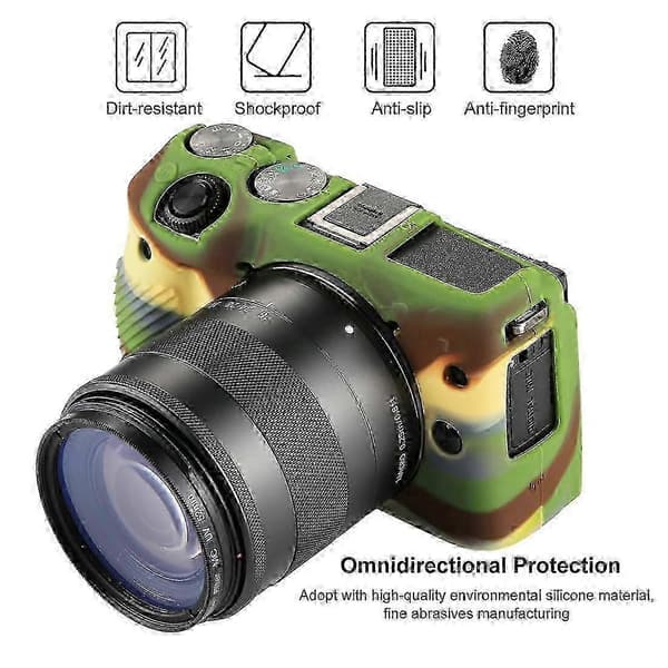 Mjukt skyddsfodral i silikon för Canon EOS M3 -XN Naamiointi