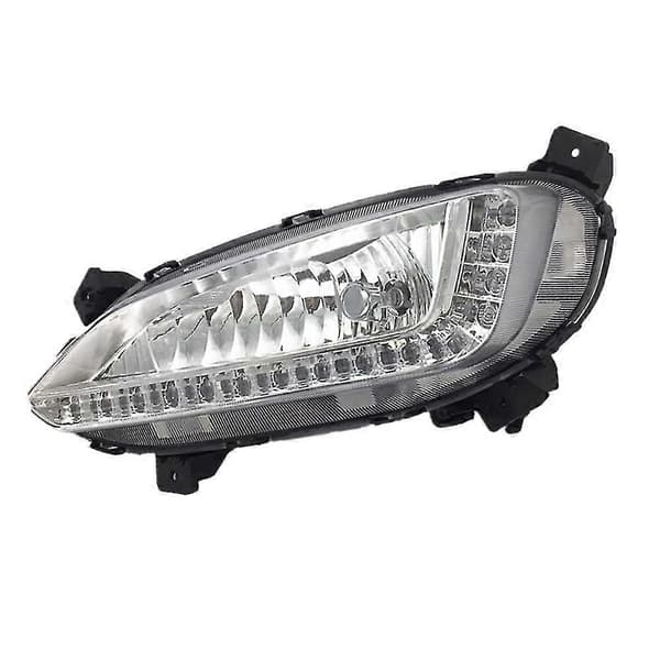 【03】Left LED DRL Fog Light for Hyundai Santa Fe IX45 2013-2017 Automatic Driving Light Daytime Running Light Bumper Lamp as shown