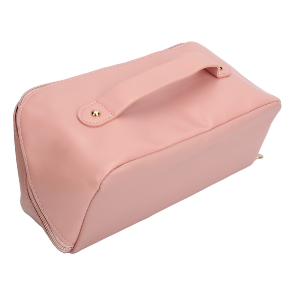 Makeup Taske Rejse Kosmetik Toilet Taske Stor Kapacitet PU Læder Multifunktionel Rejse Opbevaring Pink