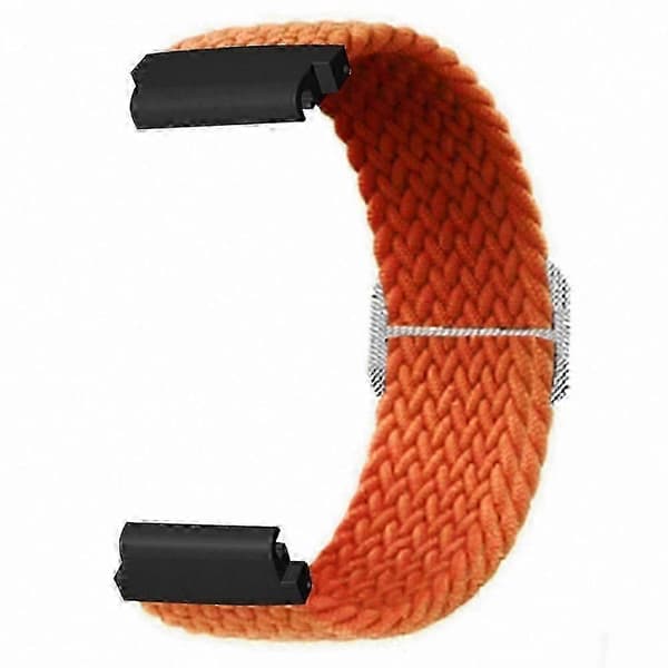Justerbart sportsarmbånd i nylon med 20 mm PC-stik til aktivitetsmåler Orange