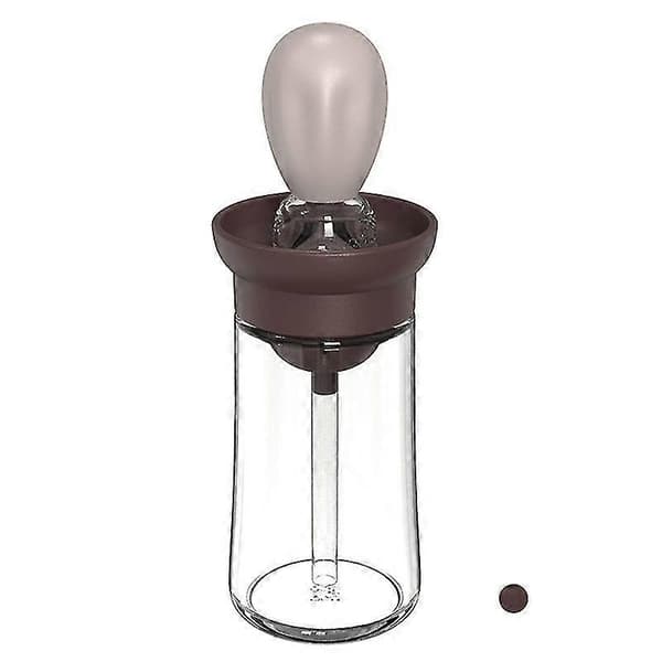 Køkkenolieflaskedispenser med silikonebørste Madlavning Bagning BBQ Krydderolie Dispenser Coffee