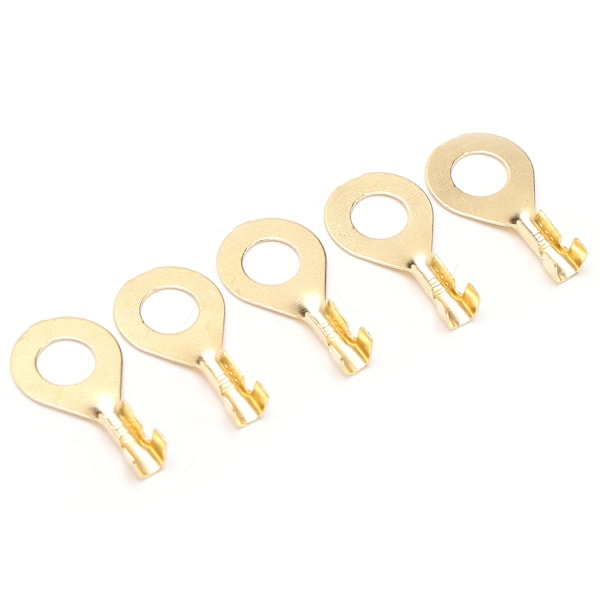 100st Kabelsko Ringterminal Kallpressad Kabel Krympände Batterikabelkontakt M6 6,2mm