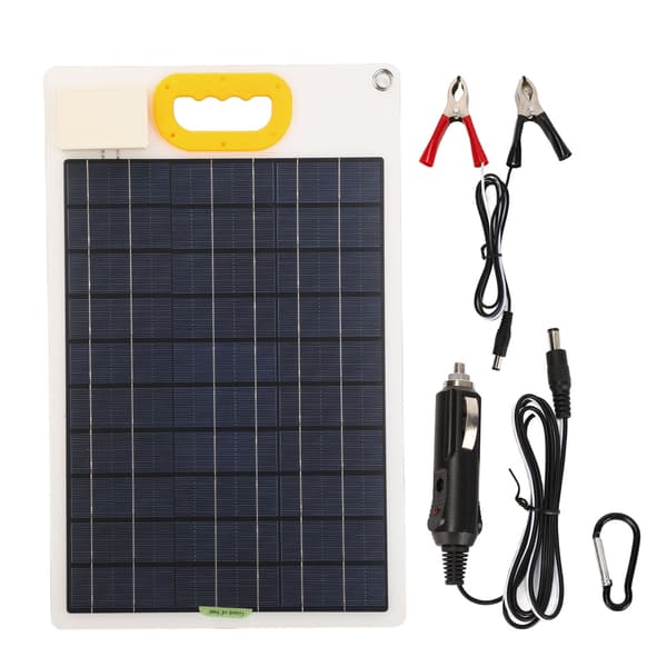 Monokrystallinsk solpanel Høj effektivitet Dobbelt USB Bærbar 30W 5V 4 i 1 solpanel til powerbanks Laptops Tablets GPS
