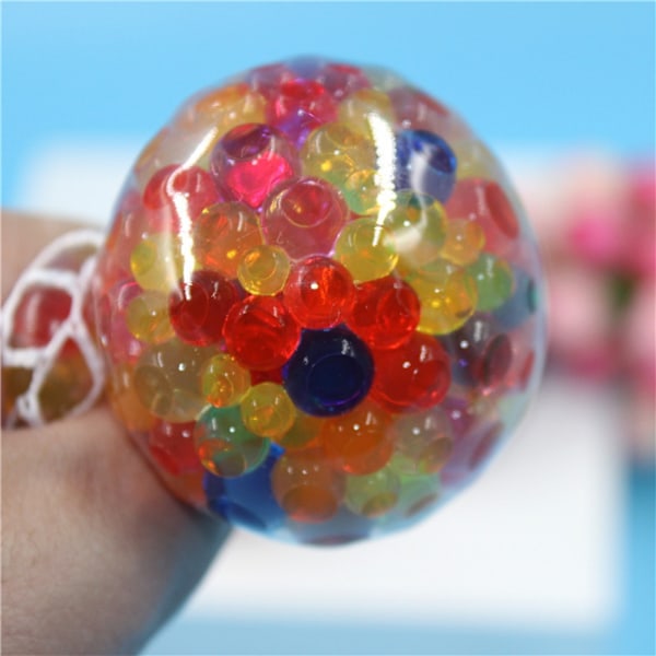 6*6CM Druv Ventilerande Bollar Stress Relief Leksak Rolig Dekompressions Klämleksak Exploderande Pärlor Druvbollar