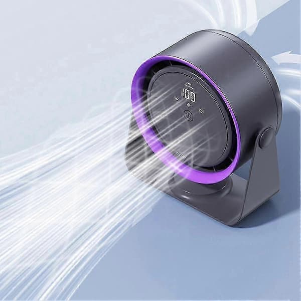 Stille skrivebords elektrisk ventilator 360 rotation hjemmekontor Kuten