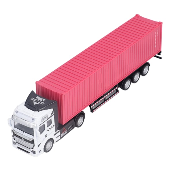 Container Truck Model 1:48 Levende Udsøgt Smuk Dekorativt Legetøjsornament til Over 3 År GammelPink
