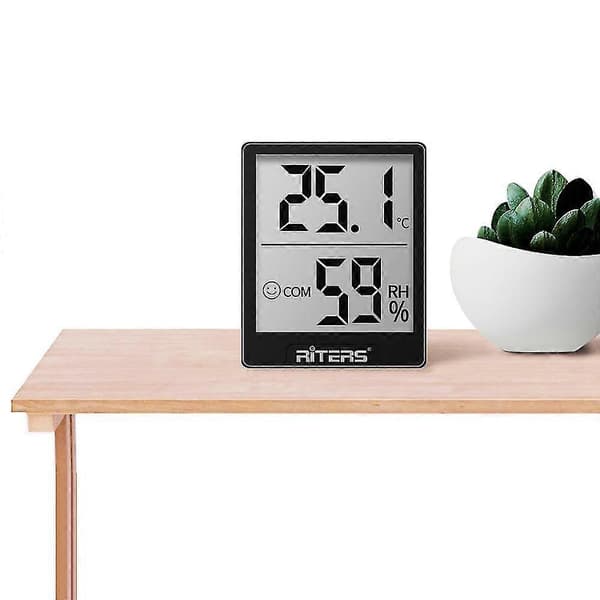 digital hygrometer inomhustermometer, fuktighetsmätare indikator rumstermometer