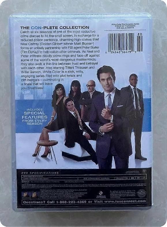 【03】White Collar: Den komplette serie sæson 1-6 (DVD 22-Disc Box Set)