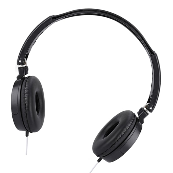 Foldbart kompakt kablet headset Stereo HiFi musik hovedtelefon