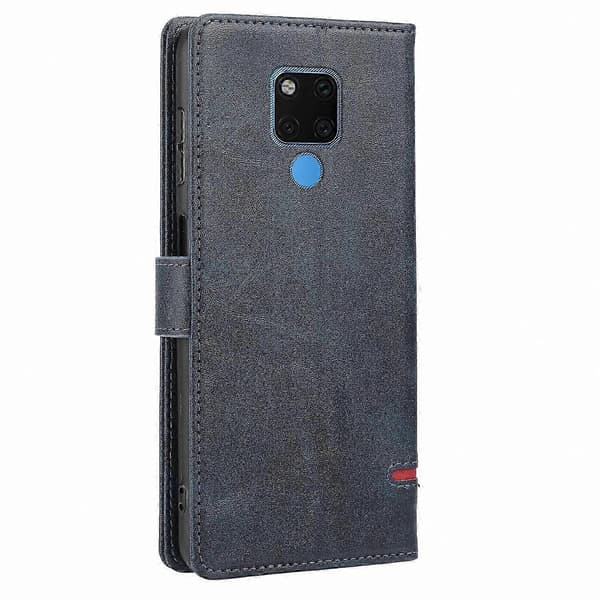 Mate 20 Flip Nahkainen Lompakkokotelo Blue
