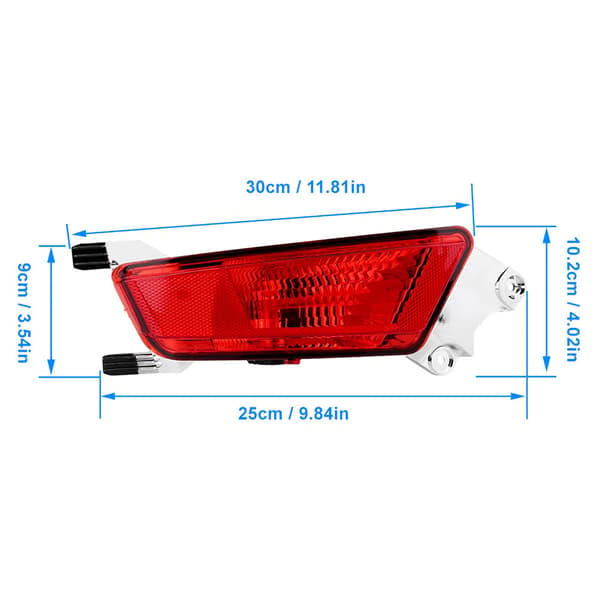 Dimljus Bakre Vänster med Bas LR025149 Passar Land Rover Range Rover / Evoque 11-19