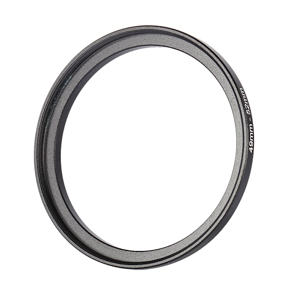 49mm-52mm 49mm - 52mm Step Up -rengassarja metallinen linssisovitin suodatinrengas 49-52 musta