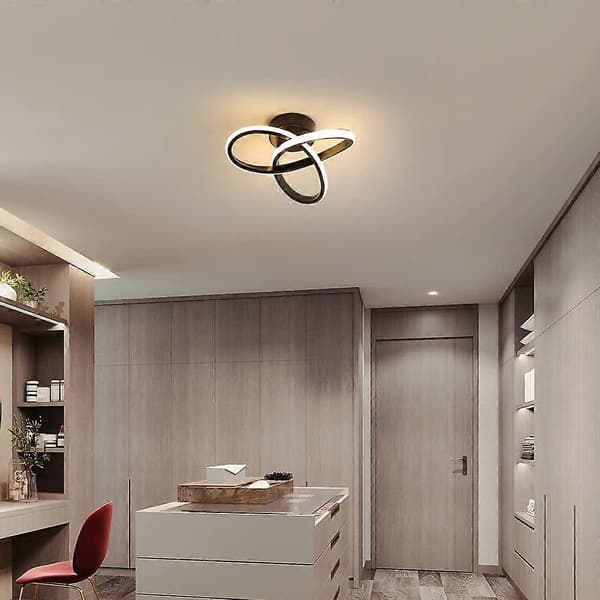 【03】LED loftlampe, LED-lampe, sort