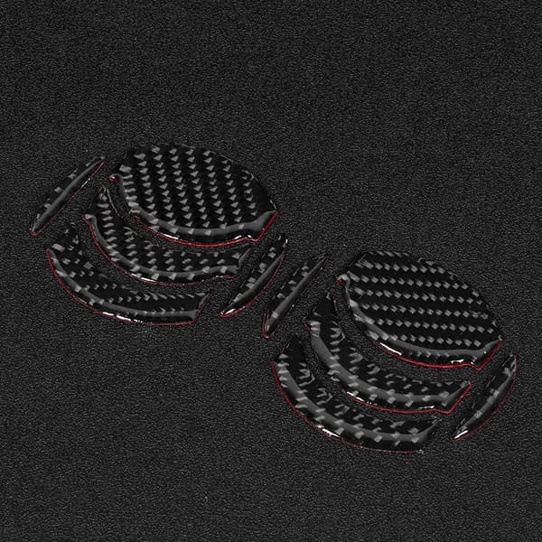 10 st/set Kolfiber Dörr Luftventil Trim Modifiering Passar Nissan 350z 2006-2009