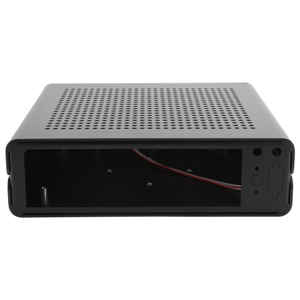G60S HTPC Chassi Full Aluminium DCATX Strömförsörjning MiniITX Fodral för Stationär Dator (Noir USB2.0)
