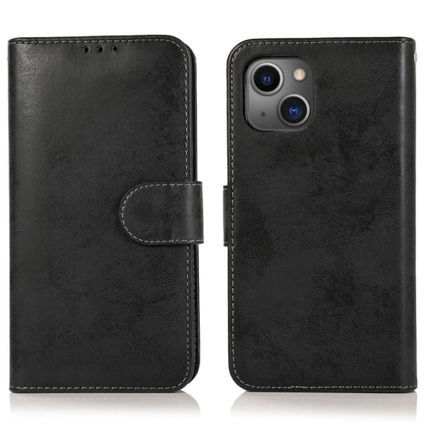 【03】iPhone 14 Lompakko Magneetti Musta Svart black