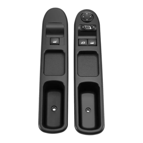 st. elruderkontakt til førerside + passagerside til Peugeot 207 2007-2015 6554QC 6490HQ 6554HJ Black