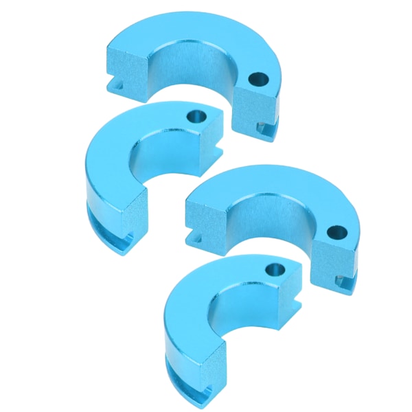 2 sæt RC kobling aluminiumslegering koblingssko med fjeder passer til Nitro HSP 1/10 fjernbetjeningsbil blå