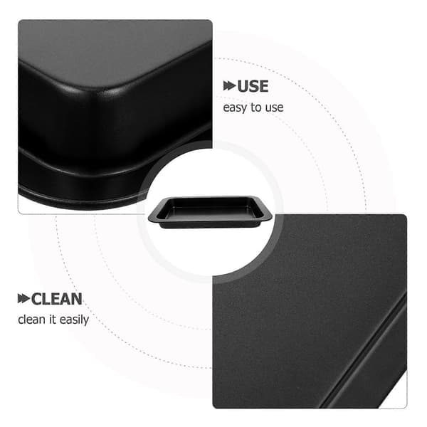 Rektangulær bageform Nonstick-belægningsplade Ovnform