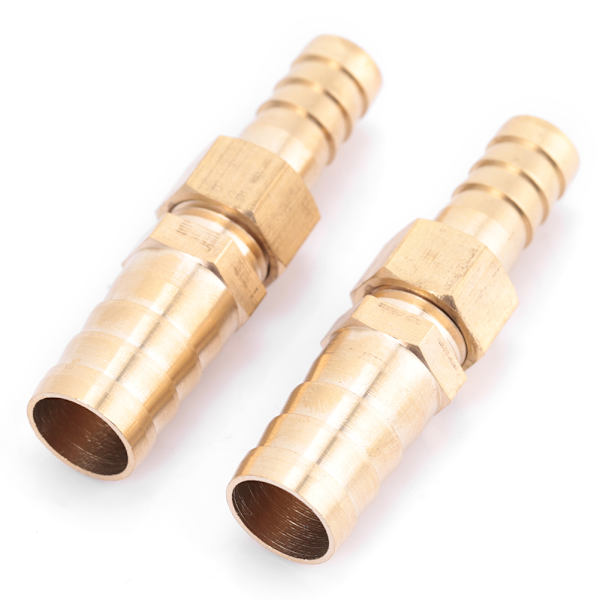 Mässingskoppling slangnippel reducerande pluggkontakt (10mm-12mm 2st)