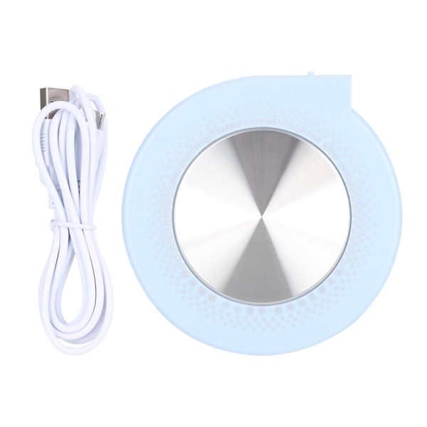 55℃ Multifunktionel USB Kop Krus Isolationsmåtte Skrivebordsisoleringspude Coaster (Blå)