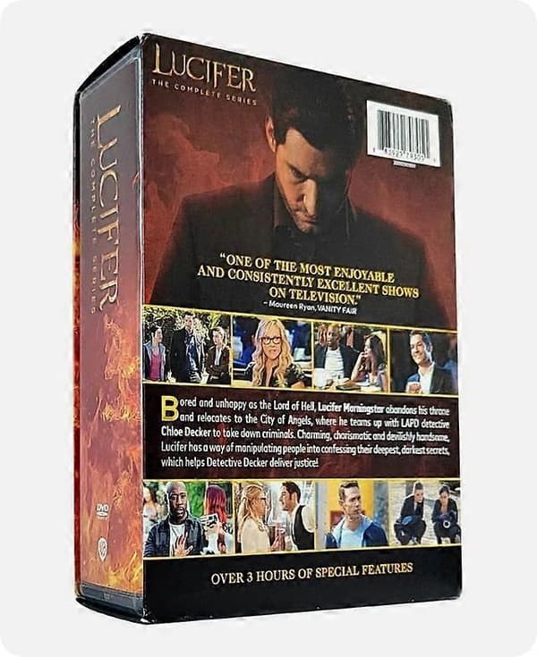 【03】Lucifer: The Complete Series Sæsoner 1-6 (DVD, 20-disk sæt) engelsk version