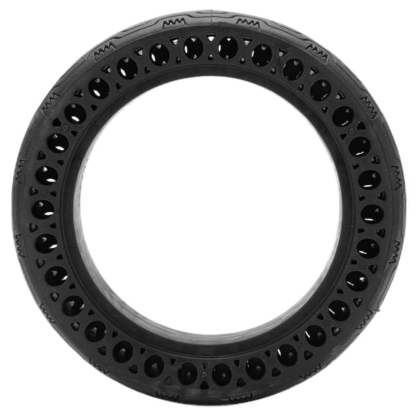 8.5x2.0 Elektrisk Scooter Hul Solid Dæk Anti Punktering Skridsikkert Dæk til Xiaomi M365 Sort