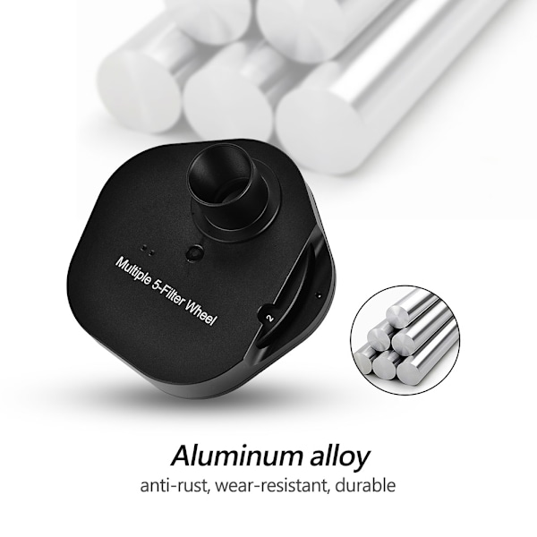 1,25 tommer Okular 5 Position Manuelt Filterhjul T2 Mount Kamera Adapter til Teleskoper