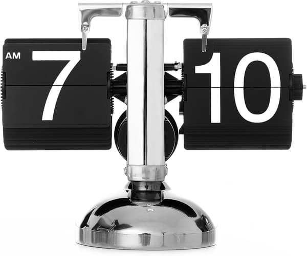 【03】Xiao Tian Ping Flip Clock Automatisk Flip Office Clock Anvendelse