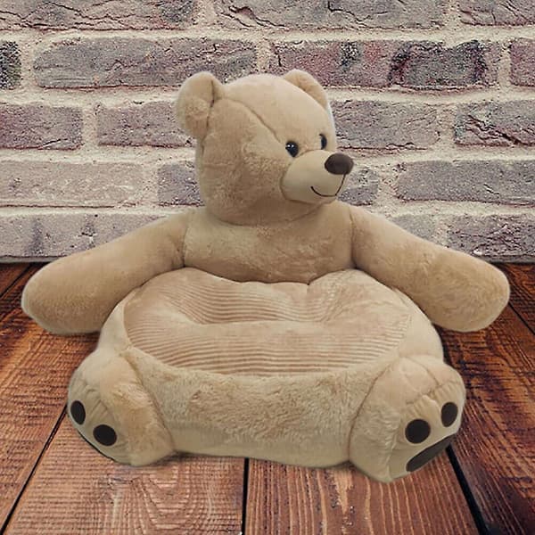 【03】Udstoppede dyr sofa kompatibel med børn smiling-bear