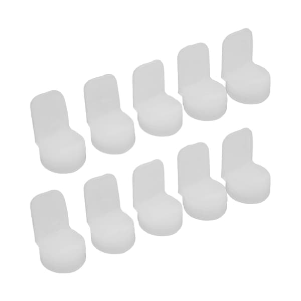 10 st Klarinett Tumstöd Silikon Fingerkudde Skydd Träblåsinstrumentdelar