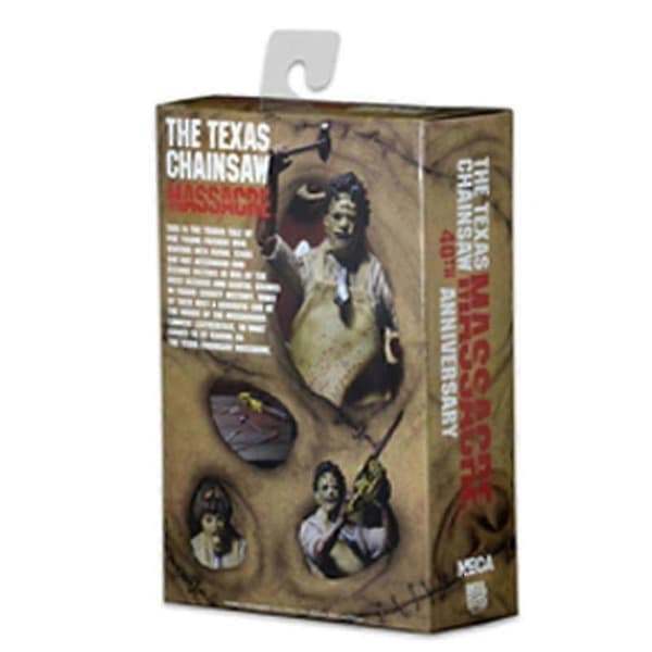 NECA Texas Chainsaw Massacre Leatherface 40-års jubilæumsudgave dukke model
