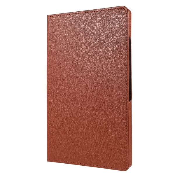 【03】Samsung Kompatibel med Galaxy Tab A11+ 360 Litchi Etui - Brun Dark blue