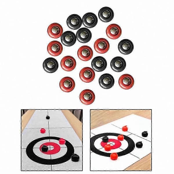 Shuffleboard-pucks til bordspil, curlingtilbehør 20Pcs 2x1.56cm
