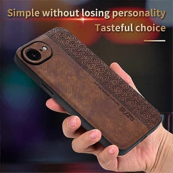【03】For iPhone 16e Case Protective PU Leather Covered TPU Phone Case Green