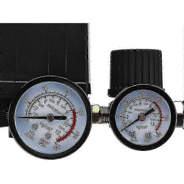 220v 0-180psi luftkompressor trykafbryder kontrolventil regulator måler med hurtigkobling (220v)