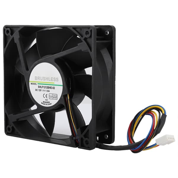SHLF1212BHE-02 DC12V 1.6A 12CM Temperaturstyring PWM Køleventilator
