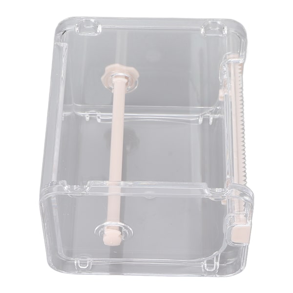 Transparent Multi Masking Tape Cutter Dispenser Synlig Rullteiphållare för Hemmakontor Skola Beige